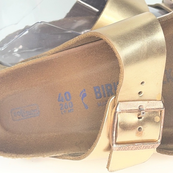 Women’s Gold Arizona Birkenstocks size 40 - Picture 7 of 7